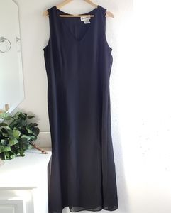 Danny & Nicole Black Sleeveless Dress Size 18